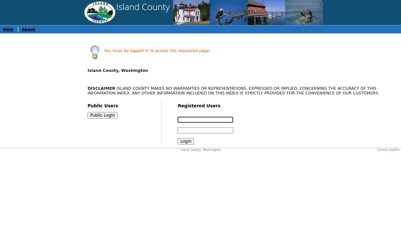Oak Harbor people search with the Island County EagleWeb recording index