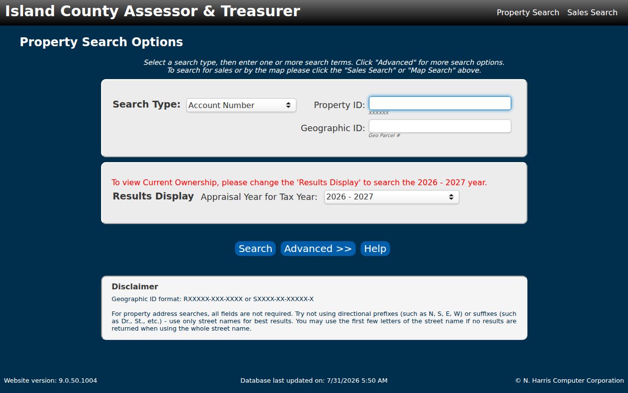 Oak Harbor people search through Island County property records
